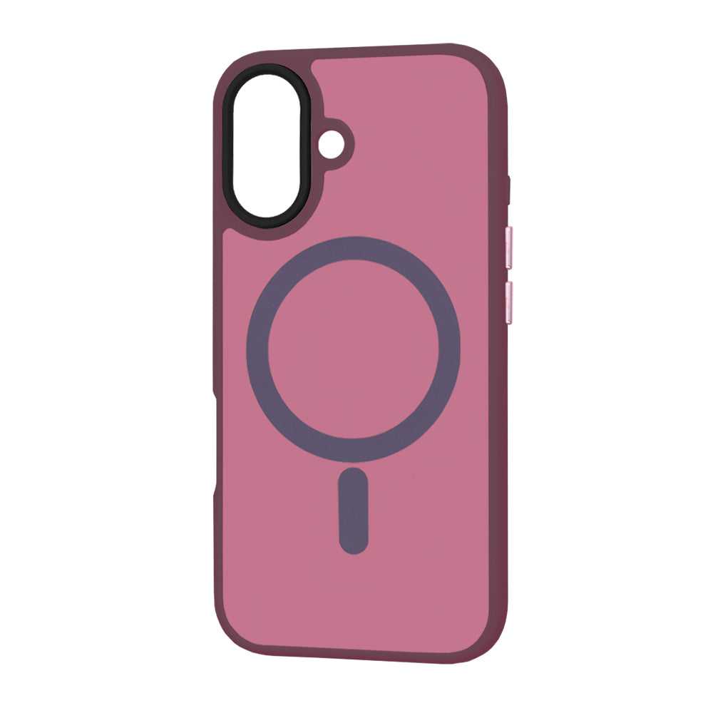 Funda MagSafe para Apple iPhone 16 Plus, Techsuit, HaloFrost, Vino