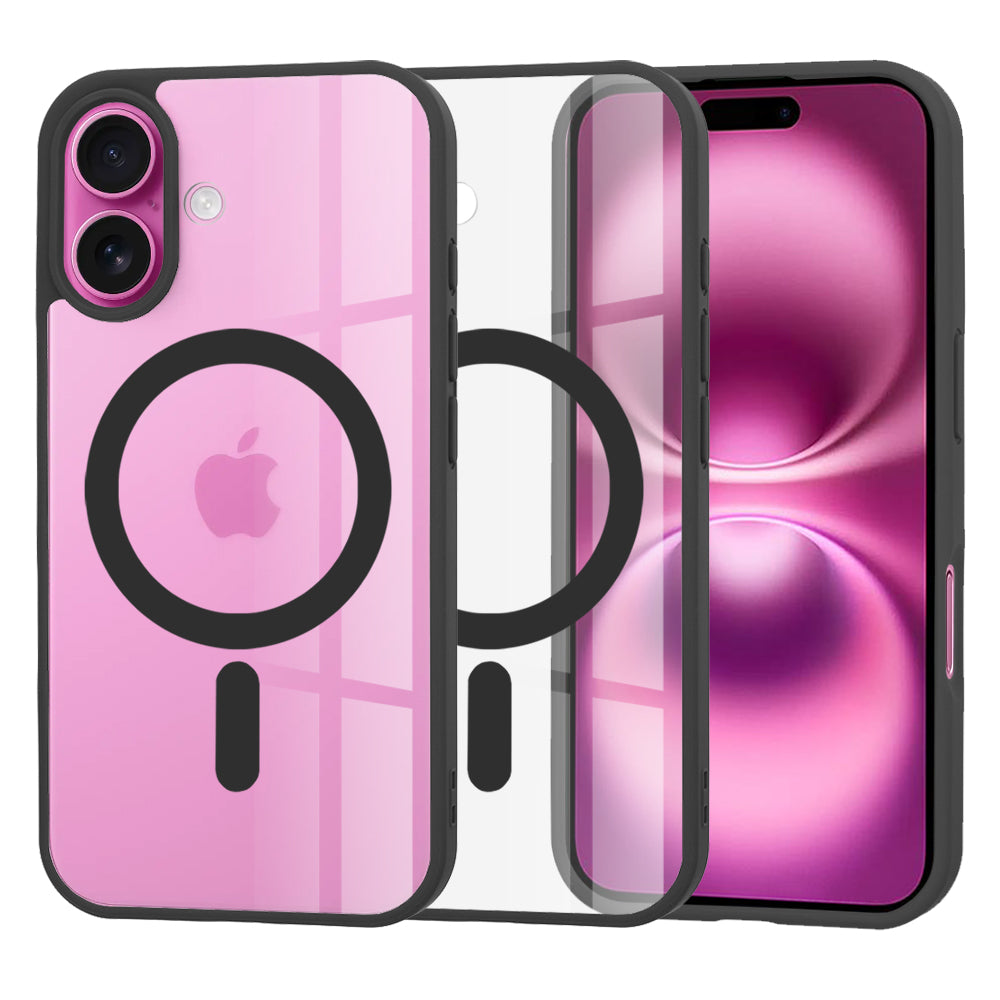 Funda MagSafe para Apple iPhone 16 Plus, Techsuit, Pro, Negra
