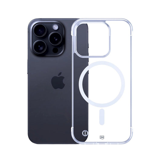 Funda MagSafe para Apple iPhone 16 Pro, 3MK, Just20g, Transparente