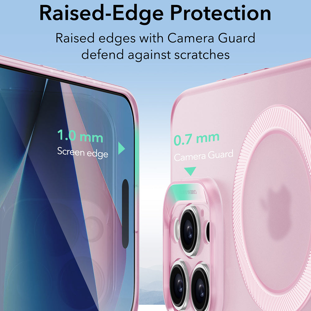Funda MagSafe para Apple iPhone 16 Pro, ESR, Zero, Rosa Satinado