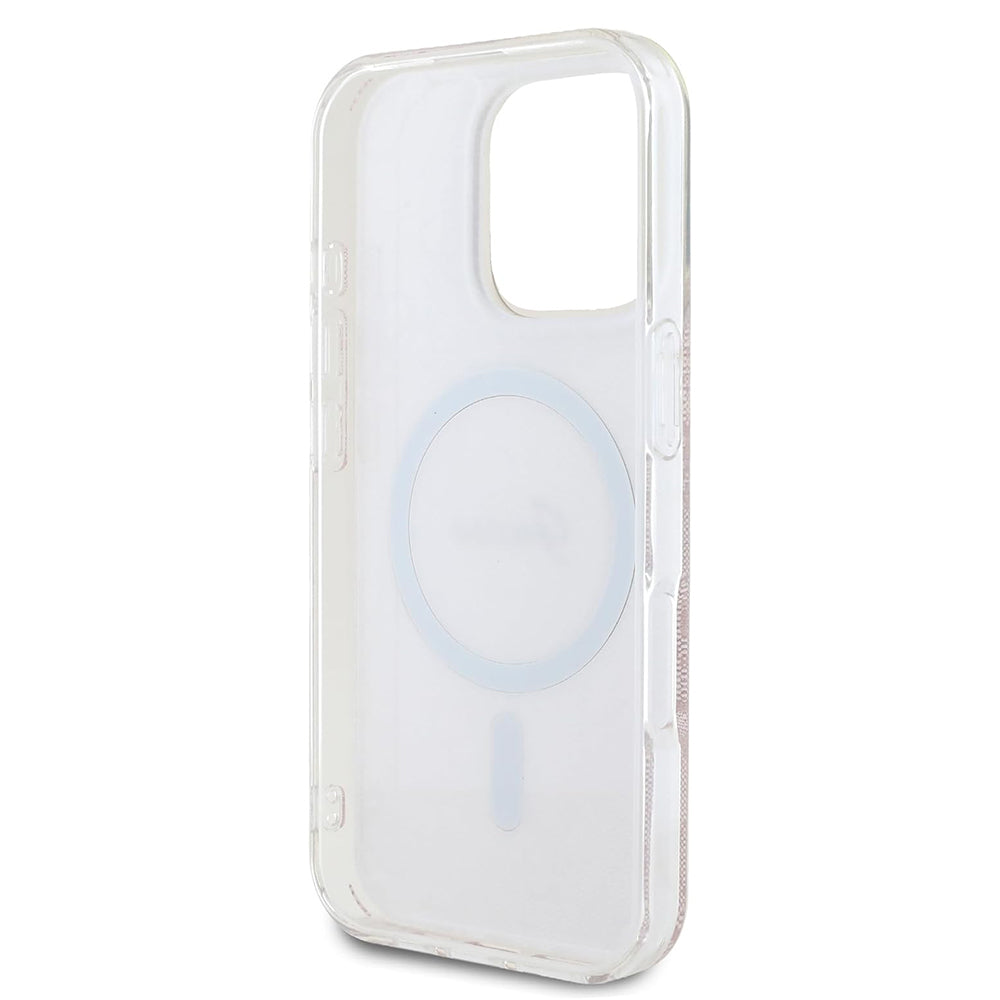Funda MagSafe para Apple iPhone 16 Pro, Guess, IML 4G, Rosa