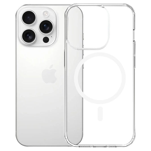 Funda MagSafe para Apple iPhone 16 Pro Max, 3MK, Armor MagCase, Transparente