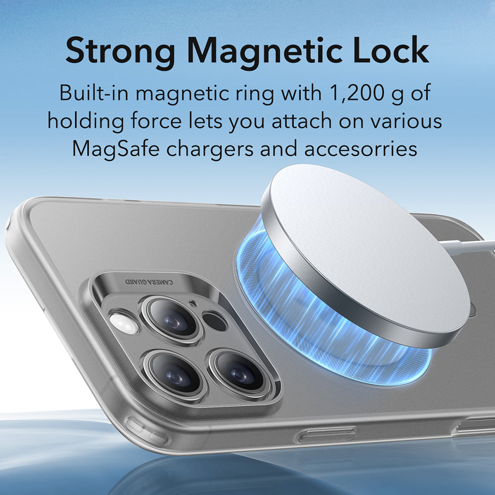 Funda MagSafe para Apple iPhone 16 Pro Max, ESR, Zero, Gris Satinado