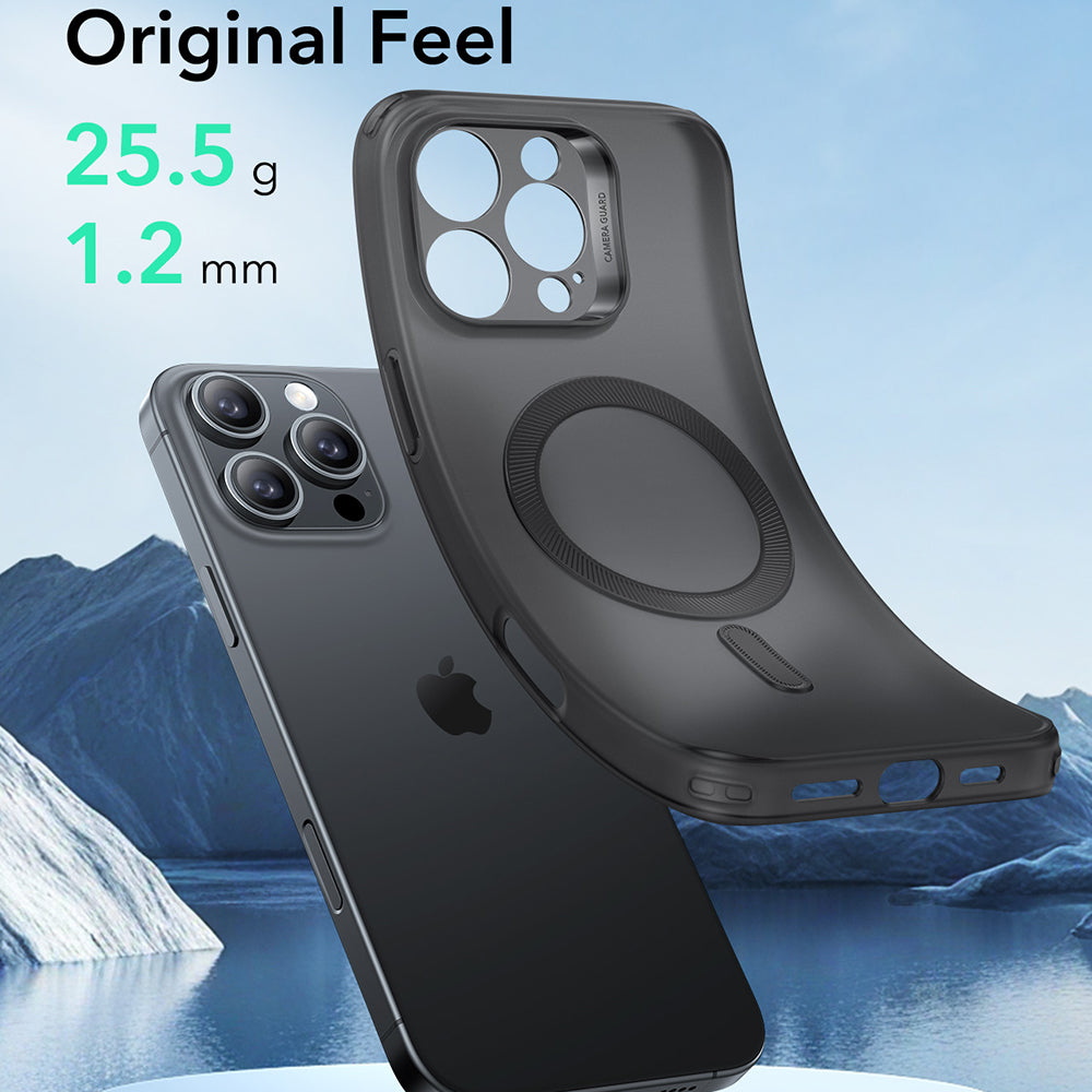 Funda MagSafe para Apple iPhone 16 Pro Max, ESR, Zero, Negra Satinada