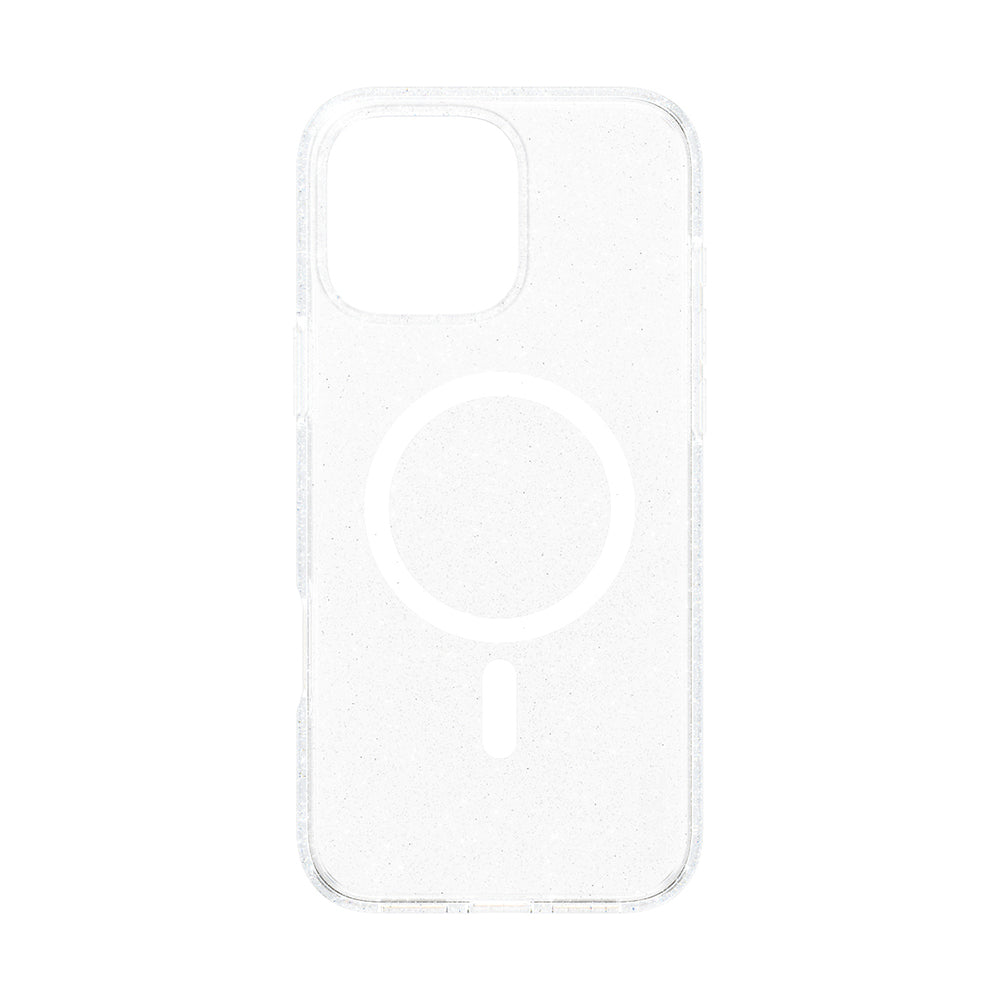 Funda MagSafe para Apple iPhone 16 Pro Max, PanzerGlass, Care Urban Combat Star Lit, Transparente Blanca