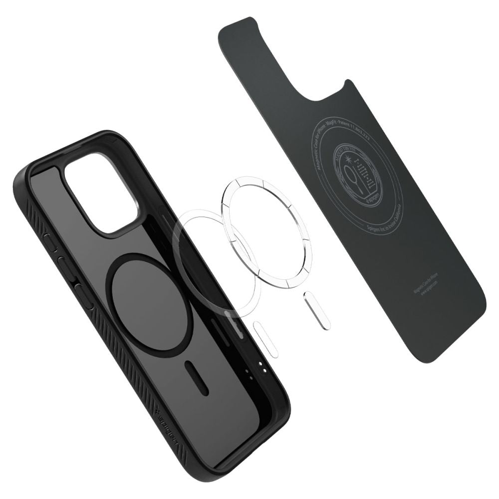 Funda MagSafe para Apple iPhone 16 Pro Max, Spigen, Liquid Air T, Negra Mate