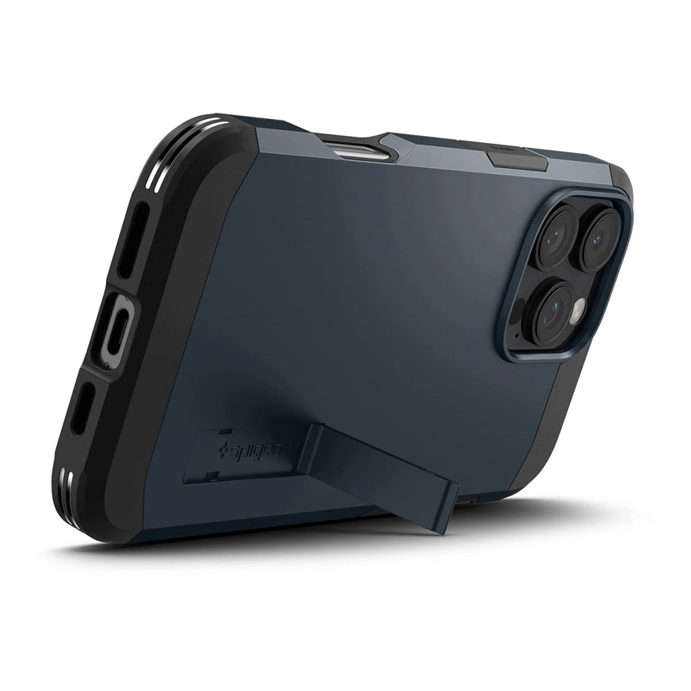 Funda MagSafe para Apple iPhone 16 Pro Max, Spigen, Tough Armor, Azul ACS08014