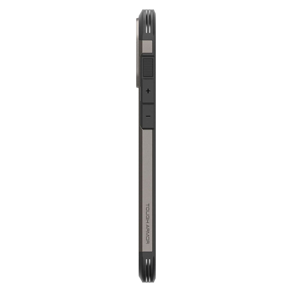Funda MagSafe para Apple iPhone 16 Pro Max, Spigen, Tough Armor, Gris ACS08012