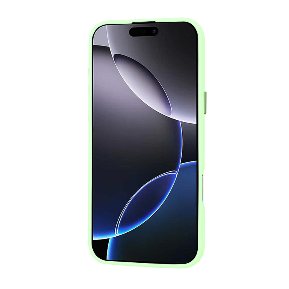 Funda MagSafe para Apple iPhone 16 Pro Max, Techsuit, HaloFrost, Verde Claro