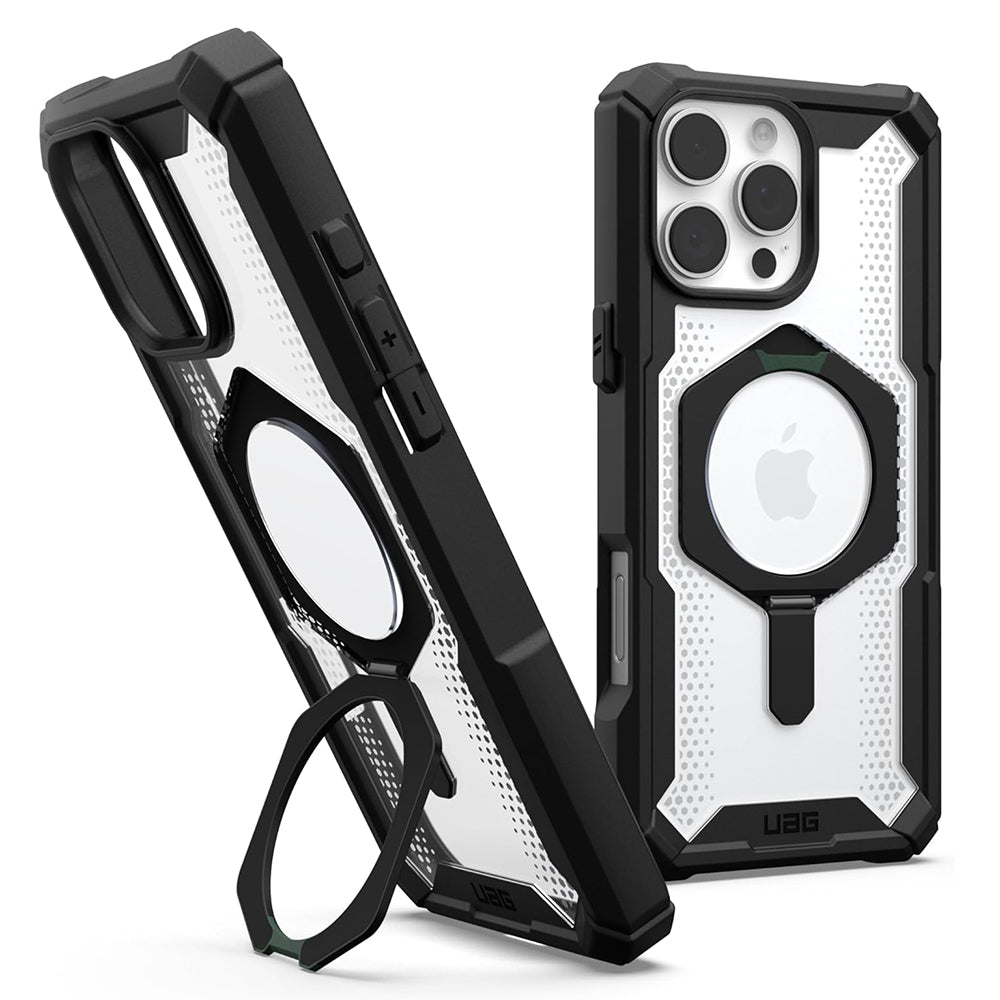 Funda MagSafe para Apple iPhone 16 Pro Max, Urban Armor Gear, Plasma XTE, Negra Transparente