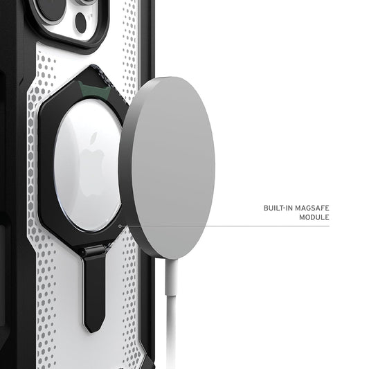 Funda MagSafe para Apple iPhone 16 Pro Max, Urban Armor Gear, Plasma XTE, Negra Transparente