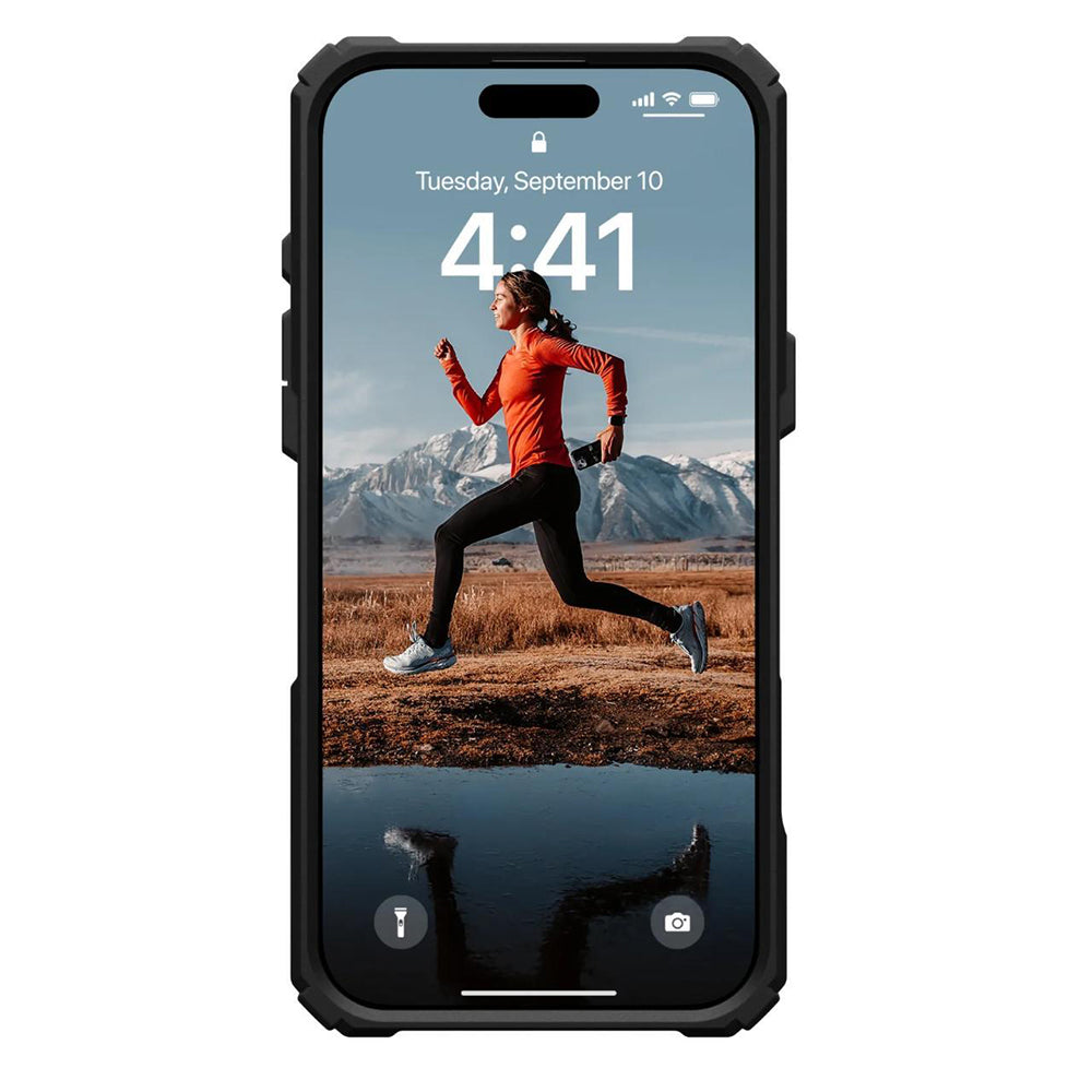Funda MagSafe para Apple iPhone 16 Pro Max, Urban Armor Gear, Plasma XTE, Negra Transparente