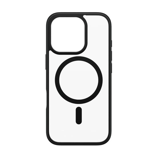 Funda MagSafe para Apple iPhone 16 Pro, PanzerGlass, Frame, Transparente Negra