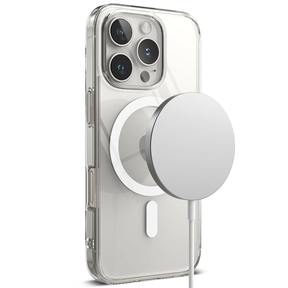 Funda MagSafe para Apple iPhone 16 Pro, Ringke, Fusion, Transparente