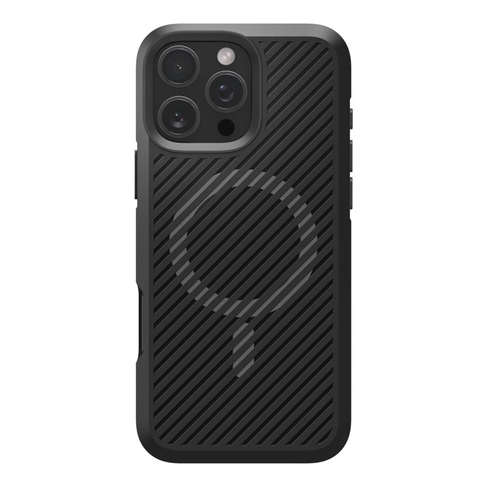 Funda MagSafe para Apple iPhone 16 Pro, Spigen, Core Armor, Negra Mate ACS08158