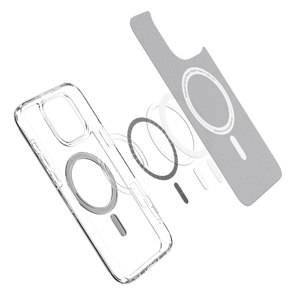 Funda MagSafe para Apple iPhone 16 Pro, Spigen, Ultra Hybrid, Negra