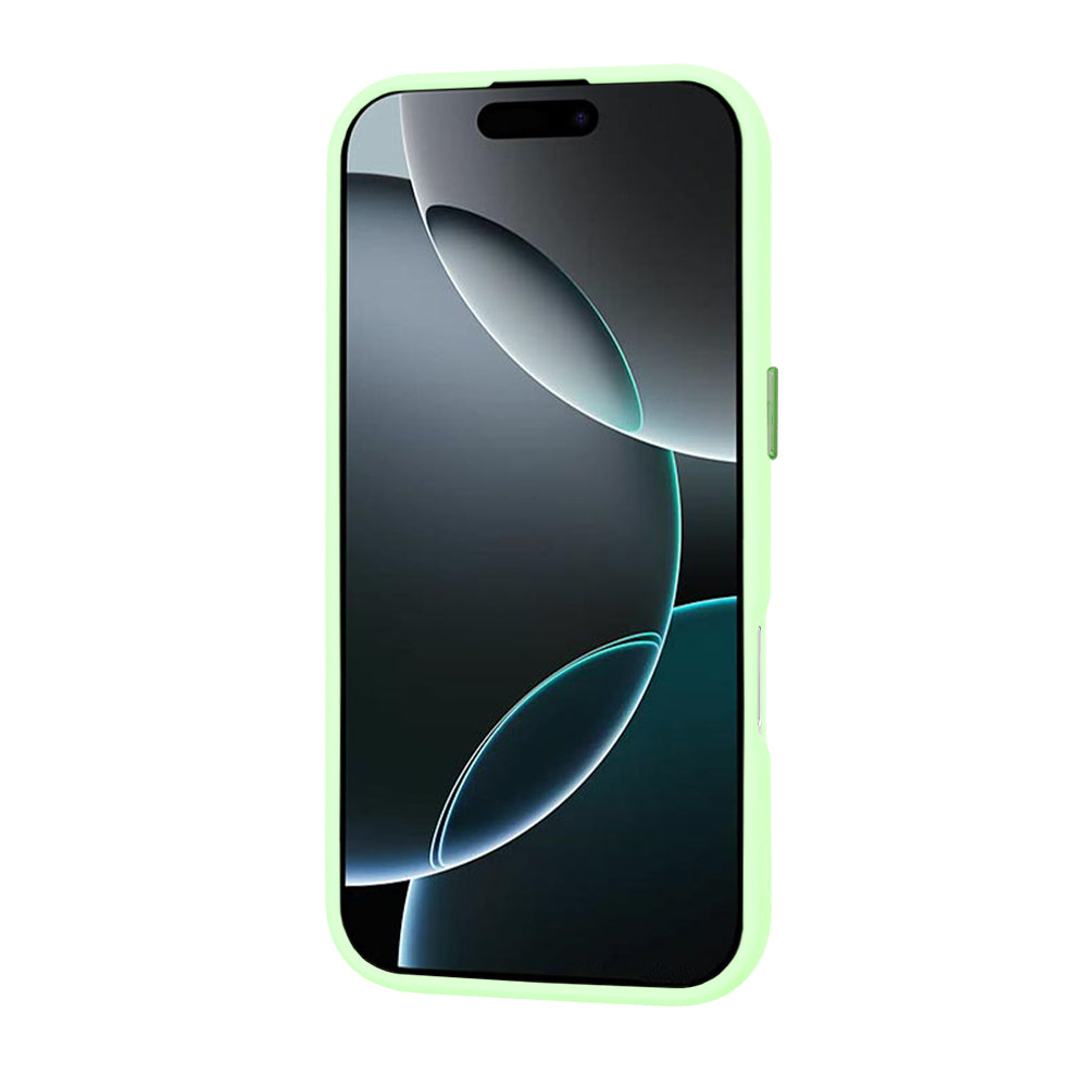 Funda MagSafe para Apple iPhone 16 Pro, Techsuit, HaloFrost, Verde Claro
