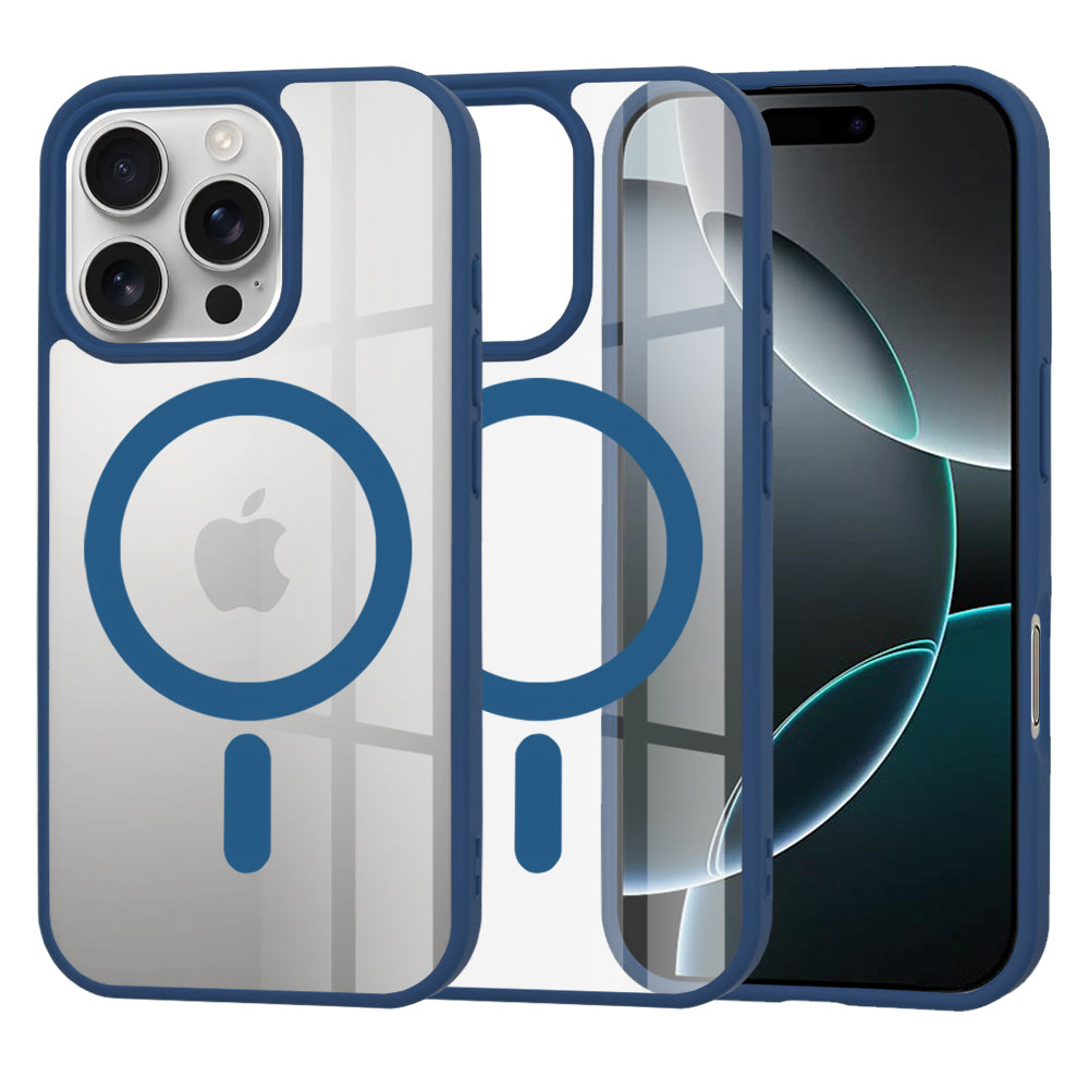 Funda MagSafe para Apple iPhone 16 Pro, Techsuit, Pro, Azul