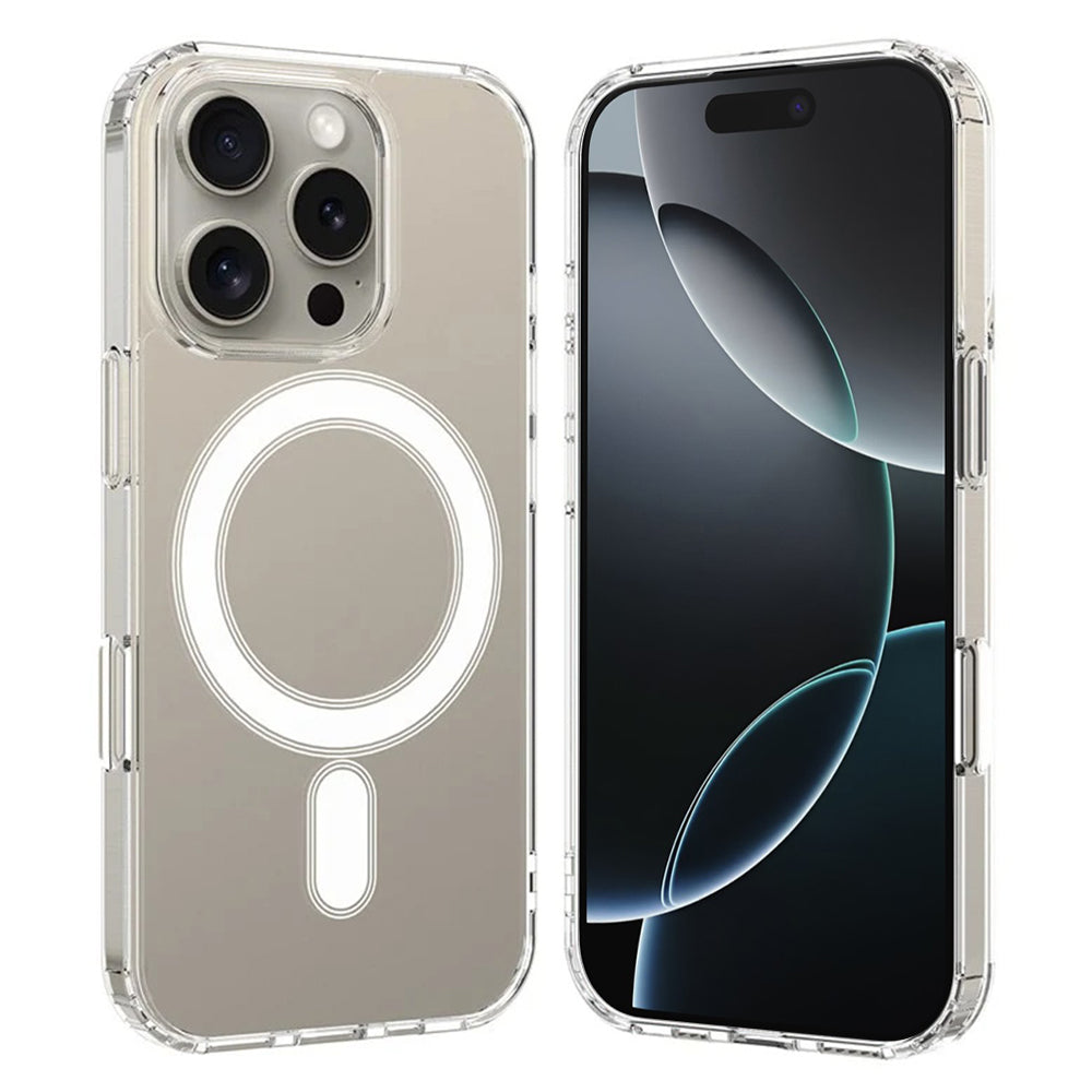 Funda MagSafe para Apple iPhone 16 Pro, Techsuit, Pro, Transparente