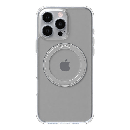 Funda MagSafe para Apple iPhone 16 Pro, Torras, Ostand Pro, Transparente