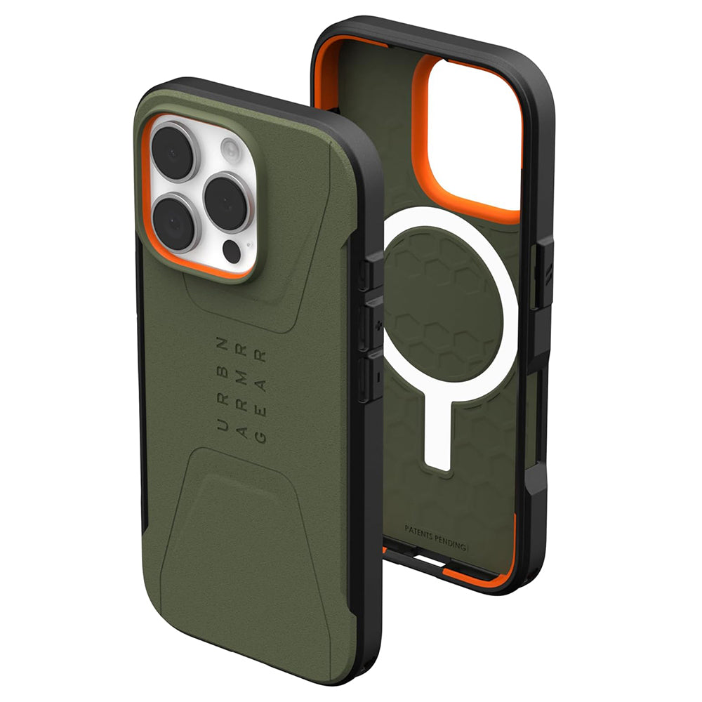 Funda MagSafe para Apple iPhone 16 Pro, Urban Armor Gear, Civilian, Verde