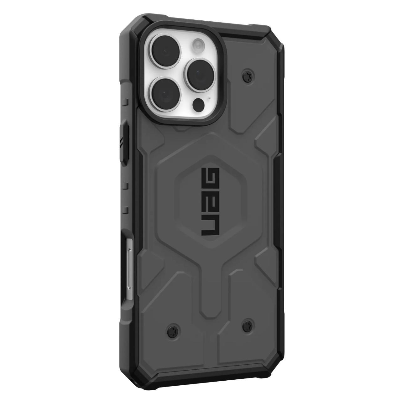 Funda MagSafe para Apple iPhone 16 Pro, Urban Armor Gear, Pathfinder, Plateada