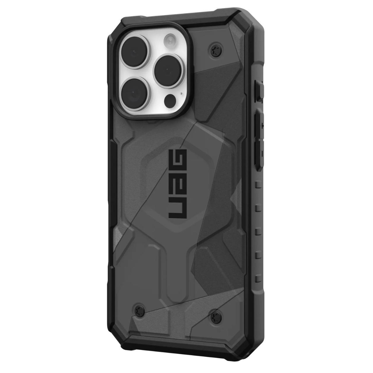 Funda MagSafe para Apple iPhone 16 Pro, Urban Armor Gear, Pathfinder SE Geo Camo, Camuflaje