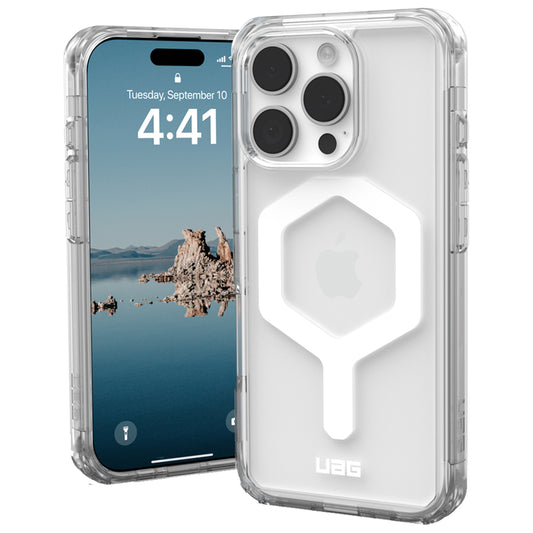Funda MagSafe para Apple iPhone 16 Pro, Urban Armor Gear, Plyo, Blanca