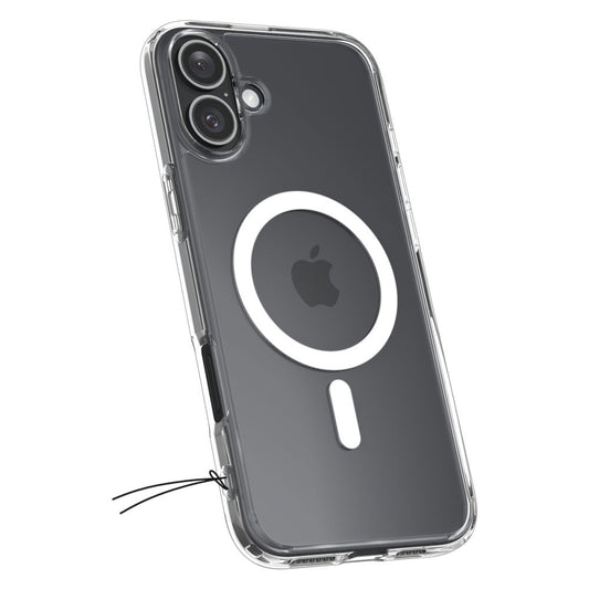 Funda MagSafe para Apple iPhone 16, Spigen, Ultra Hybrid, Blanca ACS08205