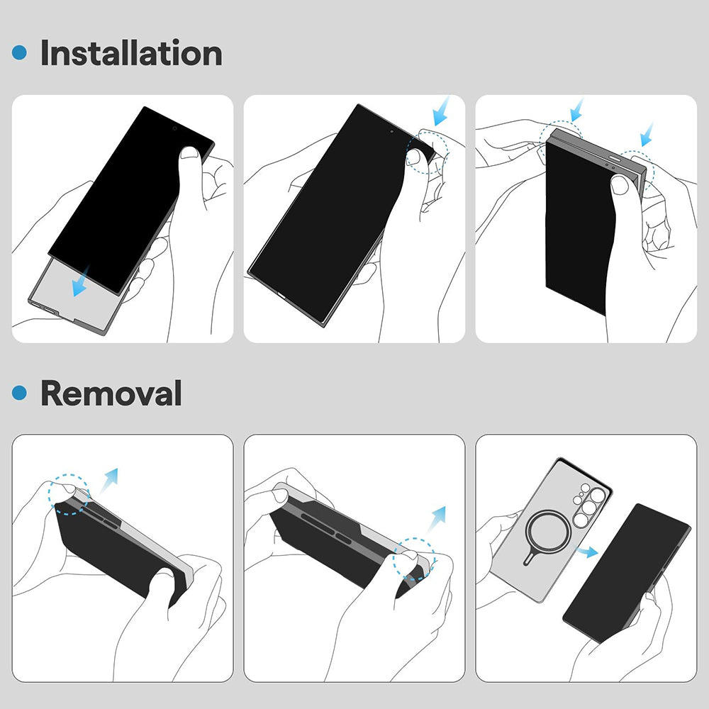 Funda MagSafe para Apple iPhone 16, Techsuit, Fibra de Aramida, Negra