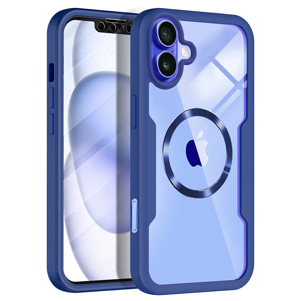 Funda MagSafe para Apple iPhone 16, Techsuit, ColorVerse 360, Azul