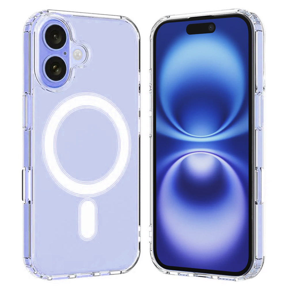 Funda MagSafe para Apple iPhone 16, Techsuit, Pro, Transparente
