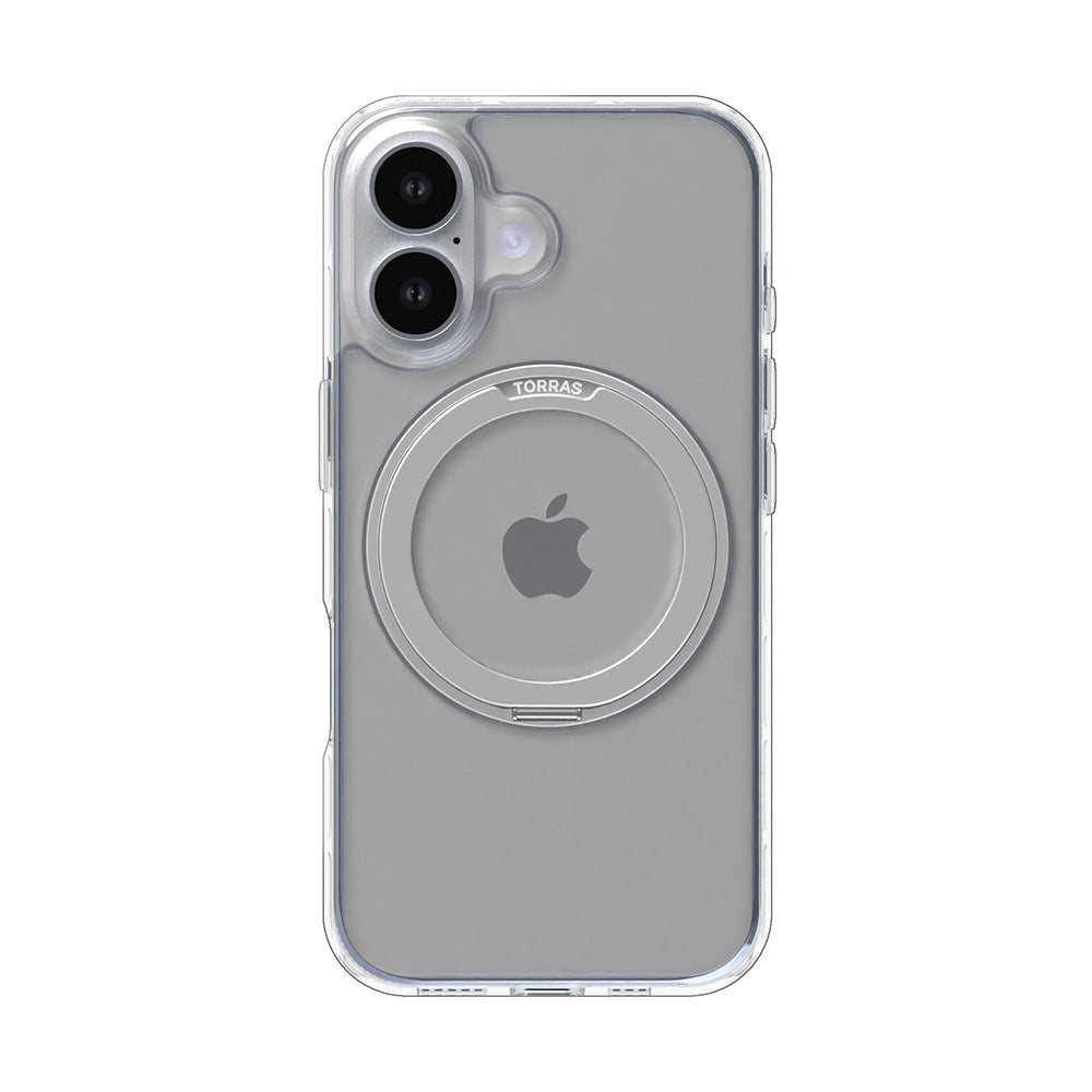Funda MagSafe para Apple iPhone 16, Torras, Ostand Pro, Transparente
