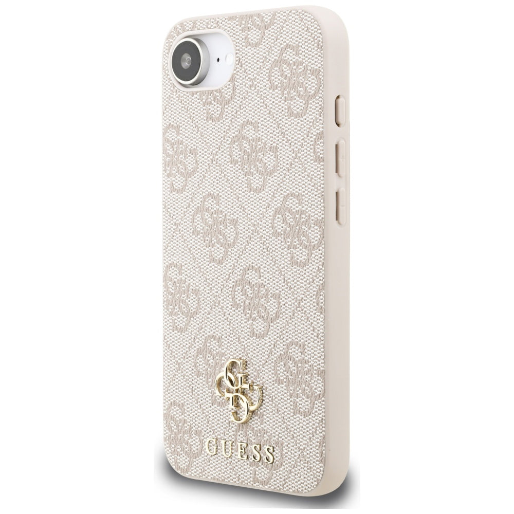 Funda MagSafe para Apple iPhone 17e / 16e, Guess, 4G Classic, Rosa