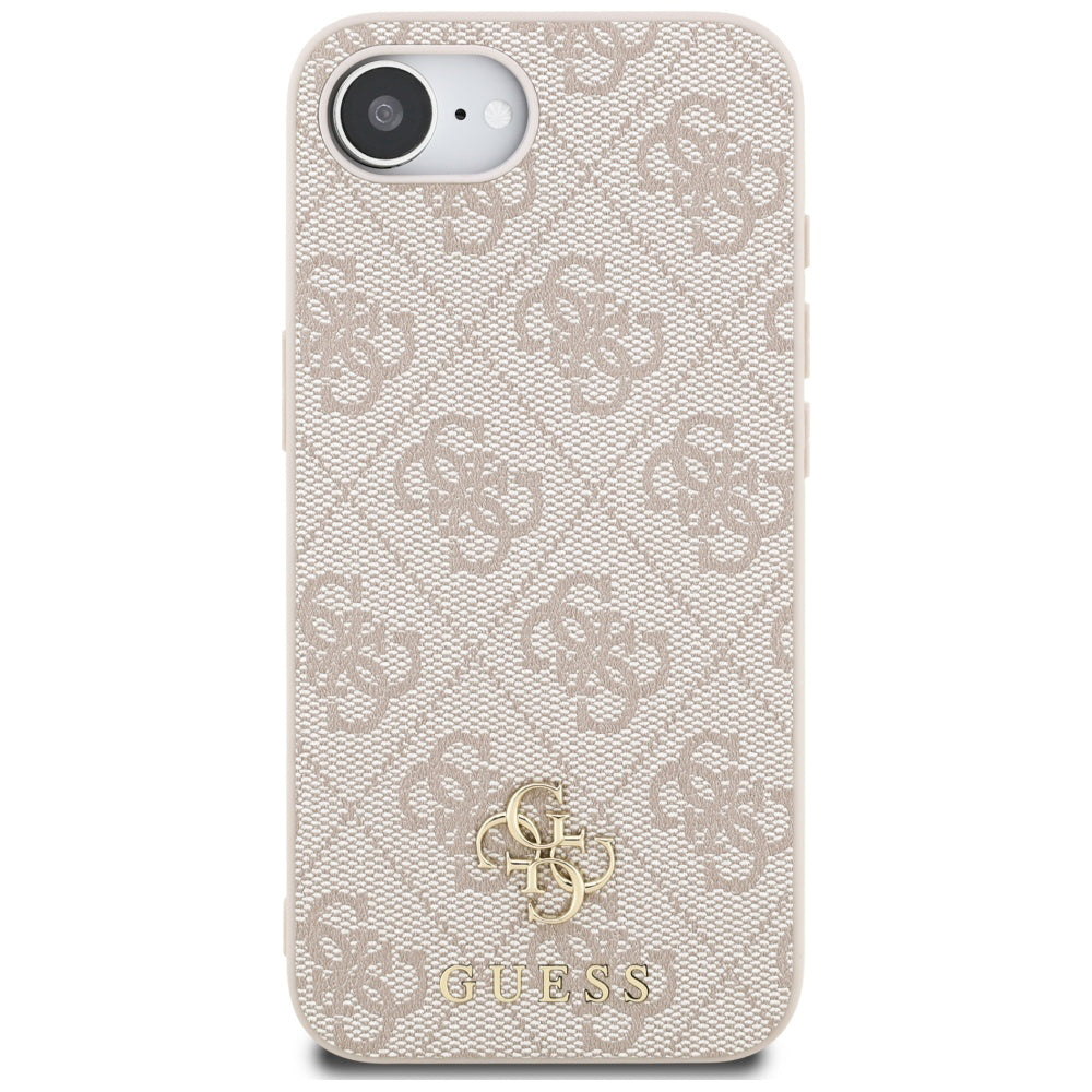 Funda MagSafe para Apple iPhone 17e / 16e, Guess, 4G Classic, Rosa