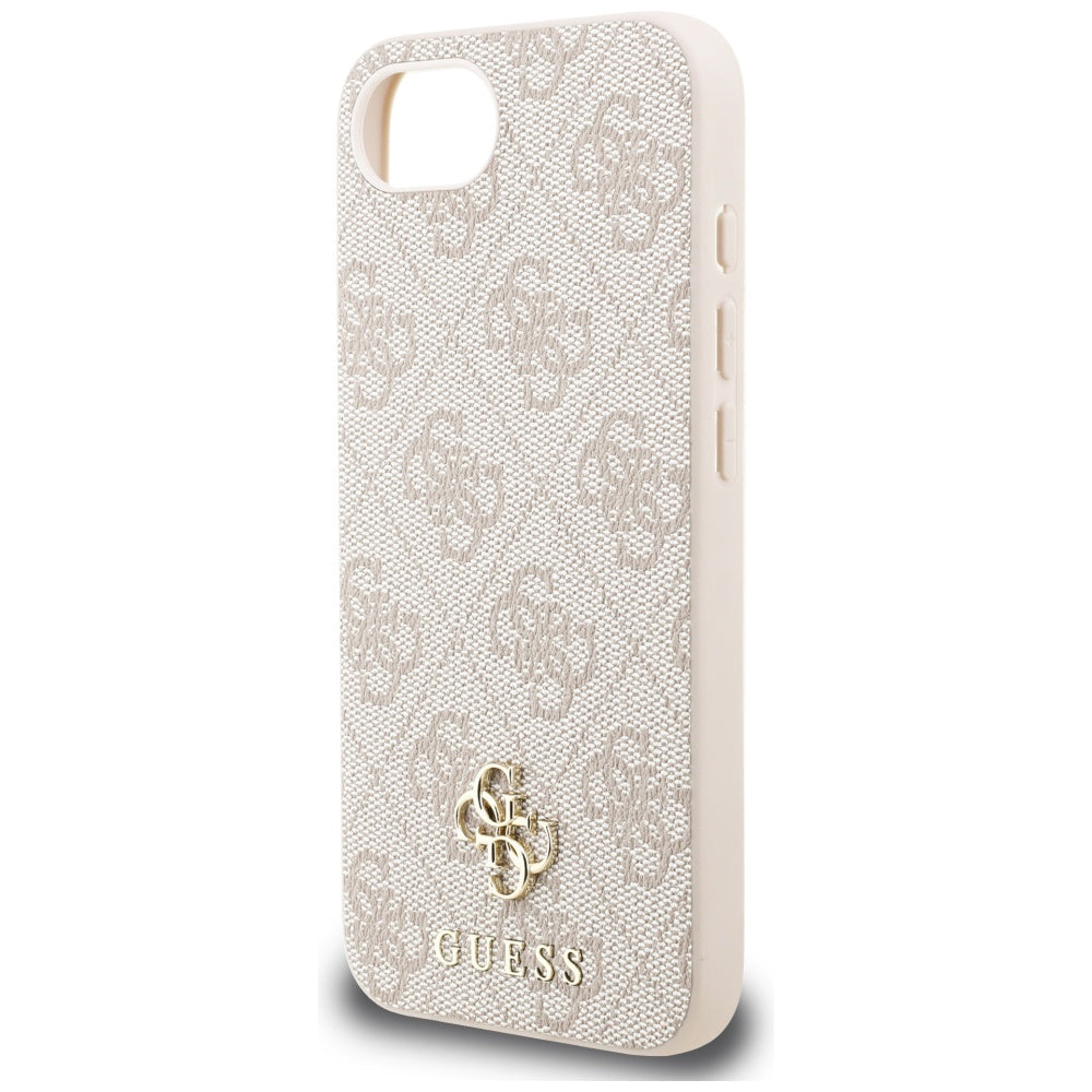 Funda MagSafe para Apple iPhone 17e / 16e, Guess, 4G Classic, Rosa
