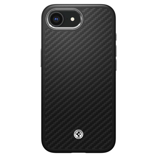 Funda MagSafe para Apple iPhone 17e / 16e, Spigen, Enzo Aramid, Negra Mate