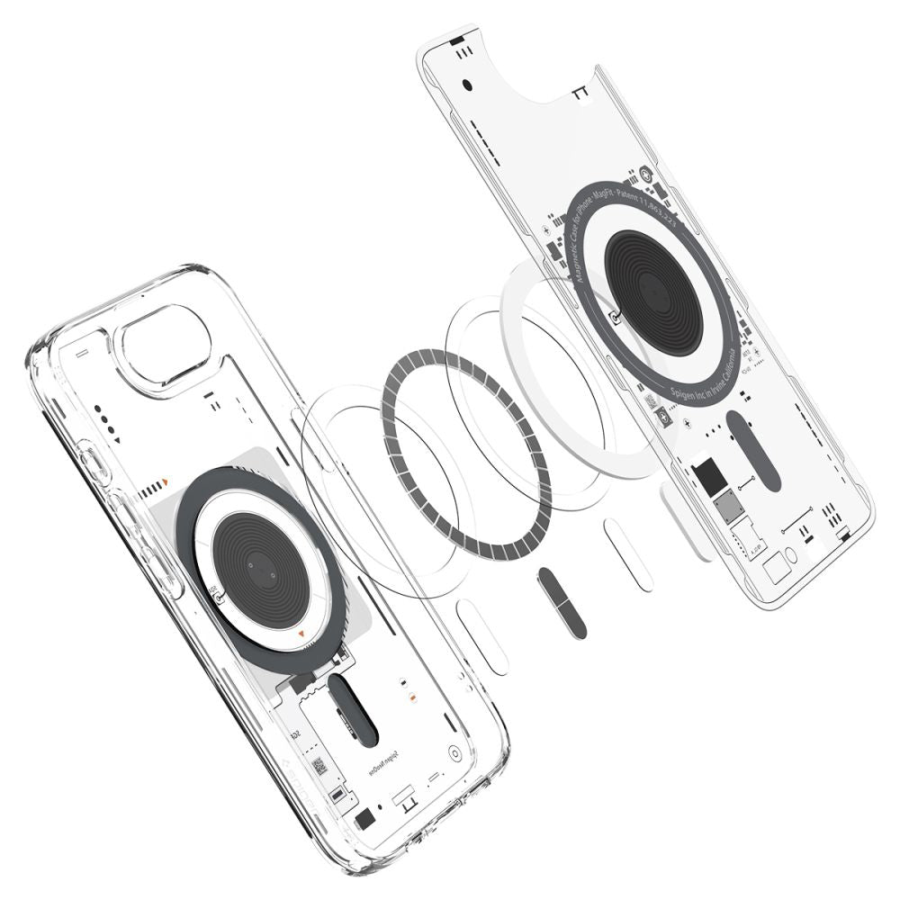 Funda MagSafe para Apple iPhone 17e / 16e, Spigen, Ultra Hybrid Neo One, Transparente