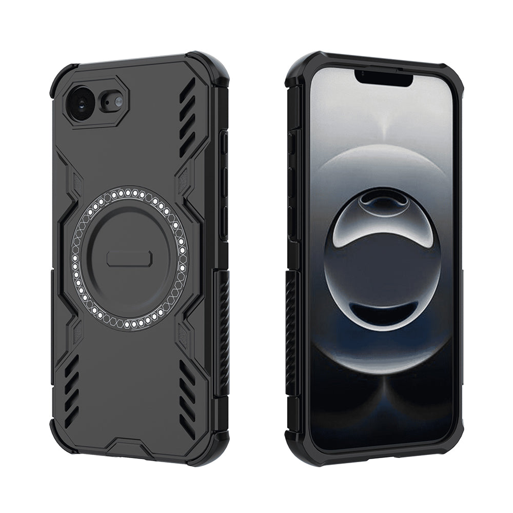 Funda MagSafe para Apple iPhone 17e / 16e, Techsuit, ArmorMag, Negra