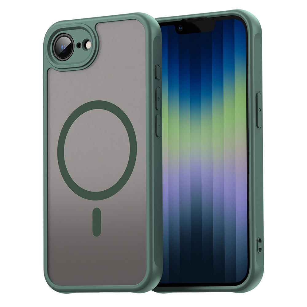 Funda MagSafe para Apple iPhone 17e / 16e, Techsuit, HaloFrost II, Verde