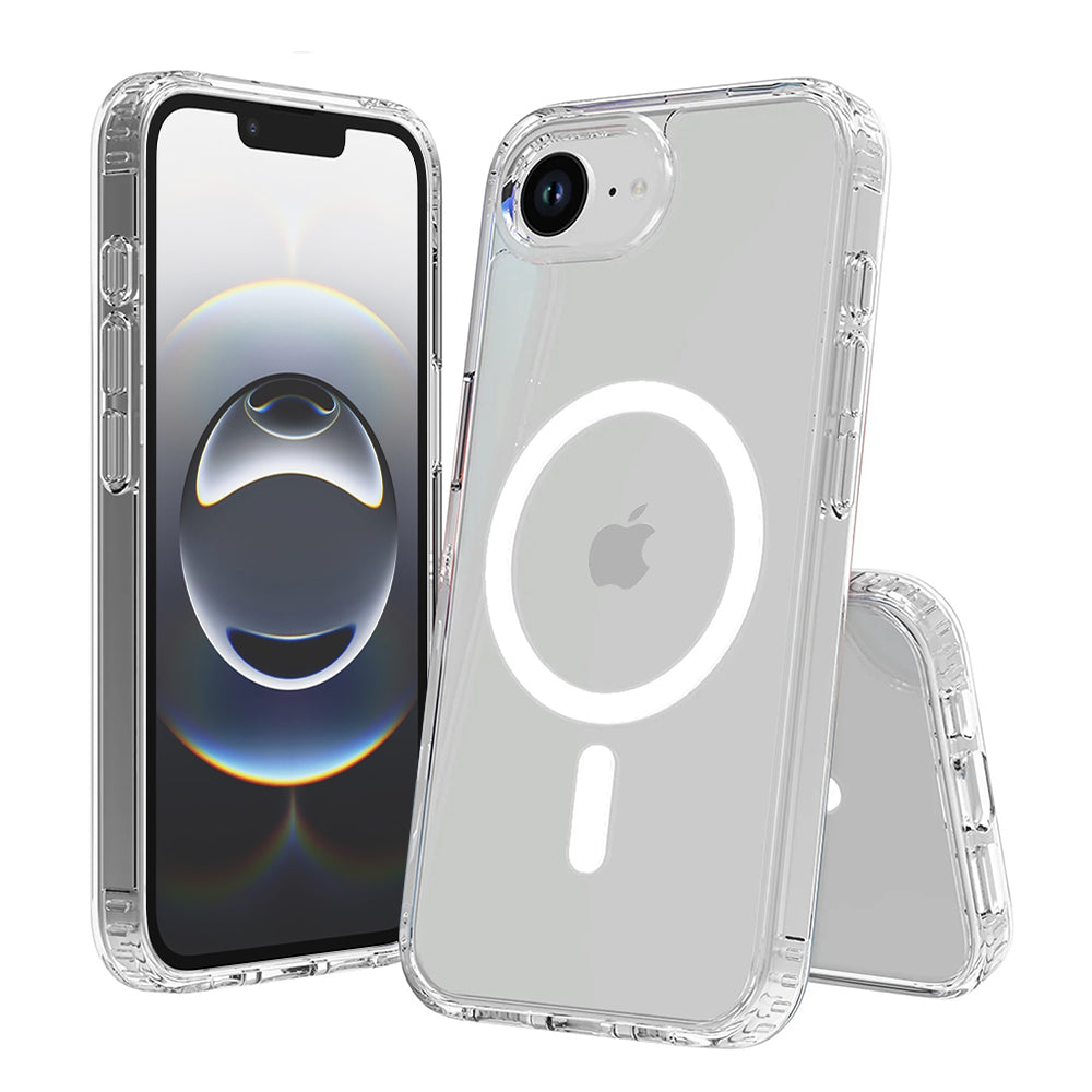 Funda MagSafe para Apple iPhone 17e / 16e, Techsuit, Pro, Transparente