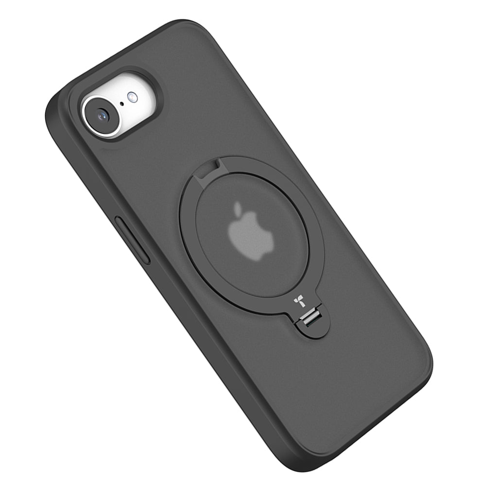 Funda MagSafe para Apple iPhone 17e / 16e, Torras, Ostand Spin, Negra