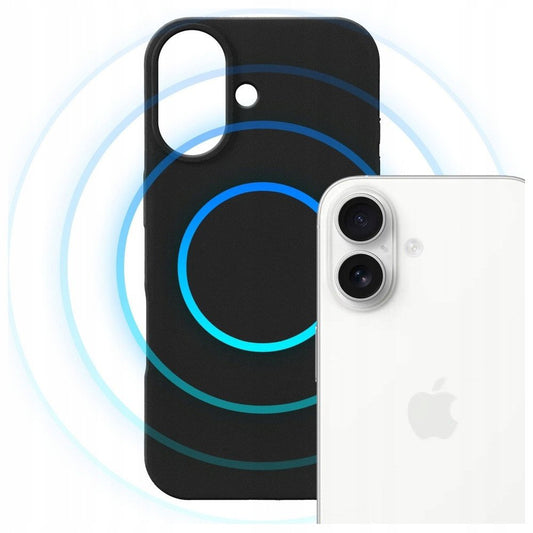 Funda MagSafe para Apple iPhone 17, 3MK, Hardy, Negra