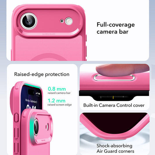 Funda MagSafe para Apple iPhone 17 Air, ESR, Classic Hybrid, Rosa Satinado
