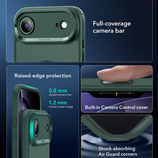 Funda MagSafe para Apple iPhone 17 Air, ESR, Classic Hybrid, Verde Satinado