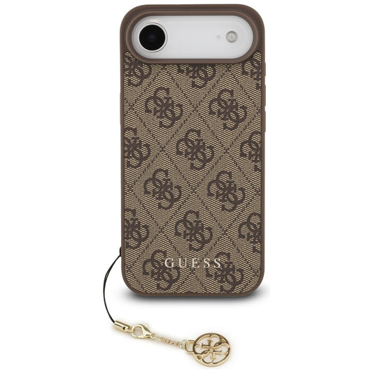 Funda MagSafe para Apple iPhone 17 Air, Guess, 4G Charm Cradle, Marrón.