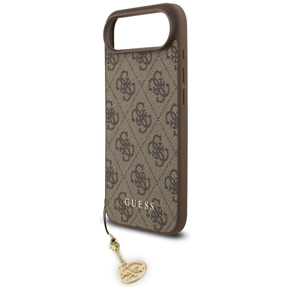 MagSafe Case for Apple iPhone 17 Air, Guess, 4G Charm Cradle, Brown