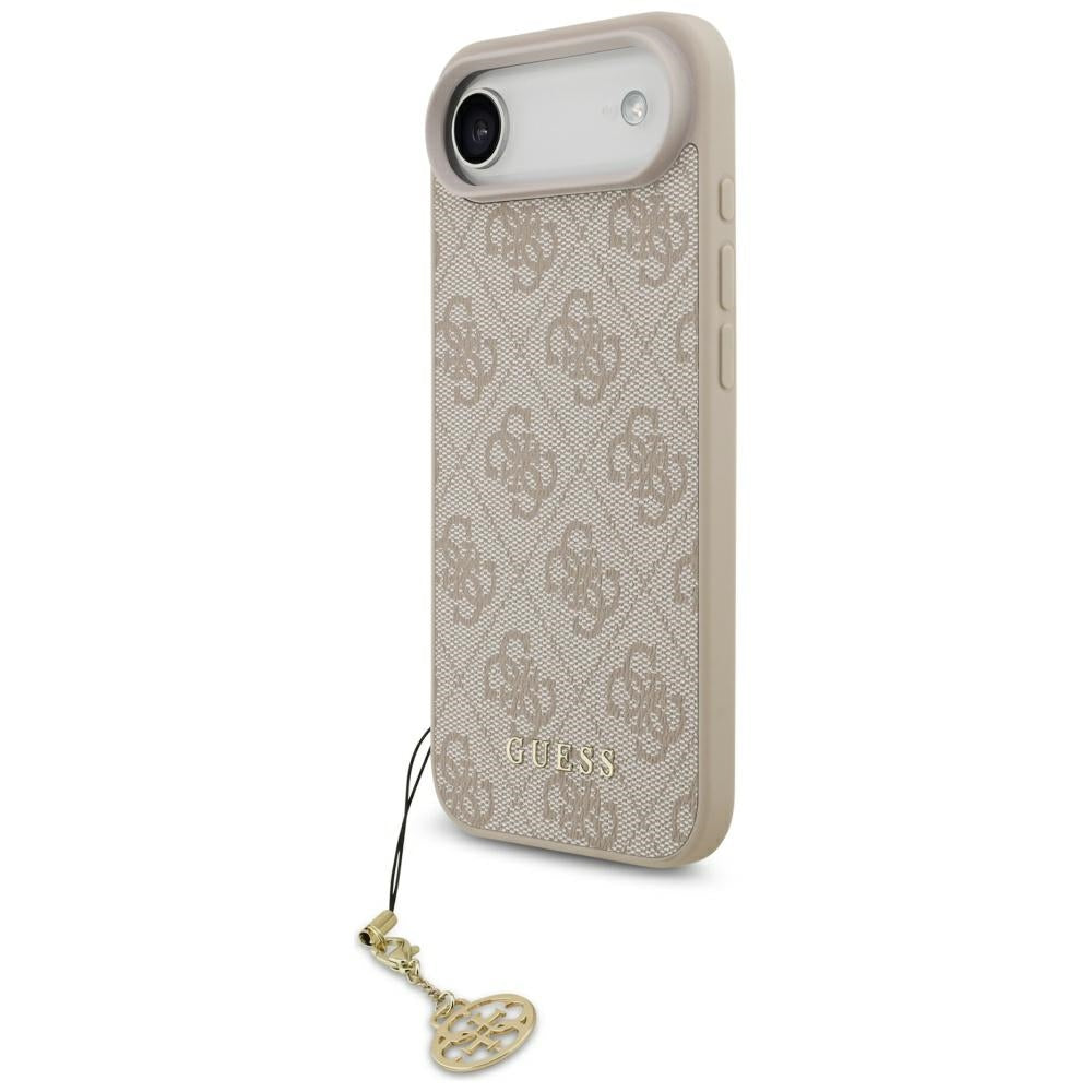 Funda MagSafe para Apple iPhone 17 Air, Guess, 4G Charm Cradle, Rosa