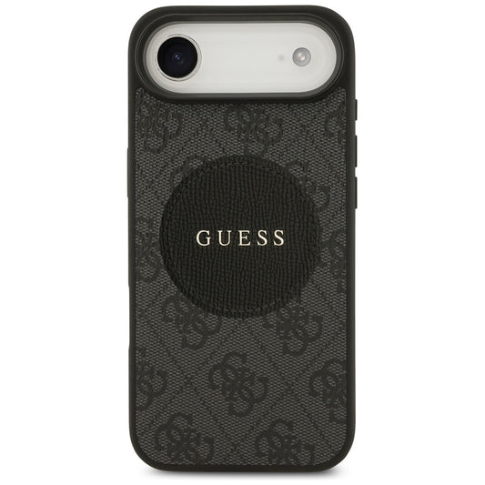 Funda MagSafe para Apple iPhone 17 Air, Guess, 4G Circle Classic Logo, Negra
