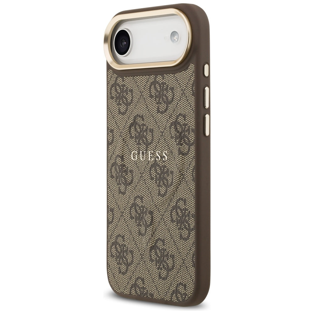 Funda MagSafe para Apple iPhone 17 Air, Guess, 4G Classic, Marrón